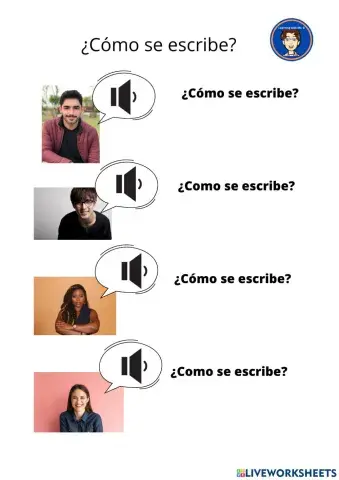 ¿Cómo se escribe?