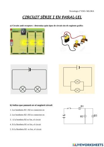 Tipus circuit: sèrie o paral·lel