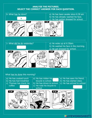 Present Perfect or Simple Past