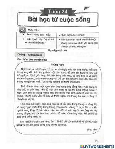 Tiếng Việt tuần 24