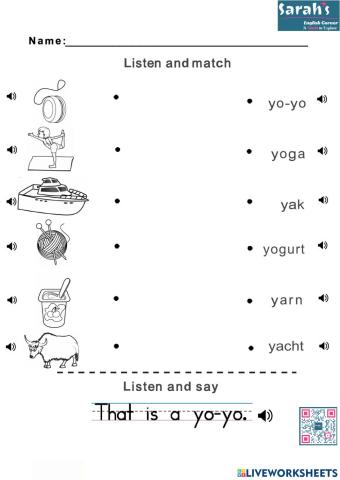 Phonics Yy