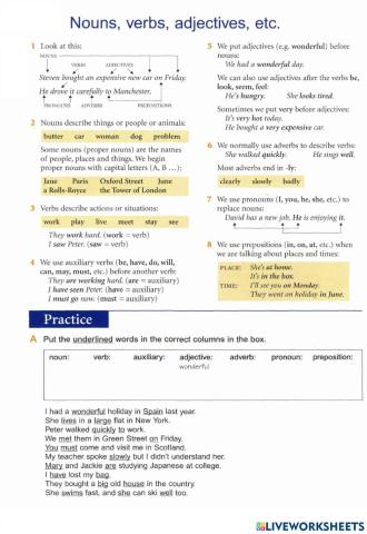 Basic Grammar-27 Parts of speech