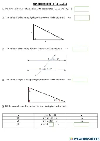 Practice sheet -3 term 2