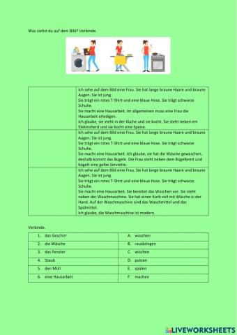 Hausarbeit - Übungen