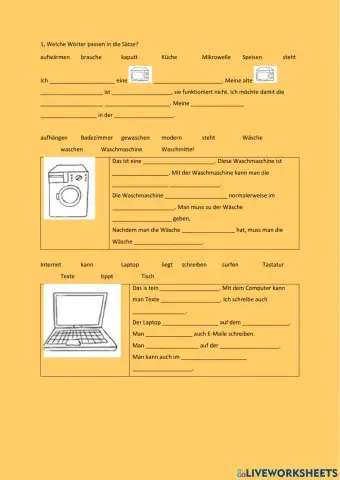 Computer, Waschmaschine