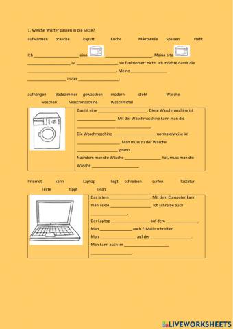 Computer, Waschmaschine