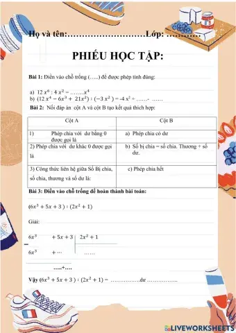 Chia da thuc cho da thuc