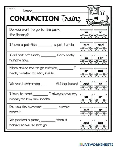Conjunctions