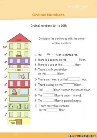 Ordinal numbers