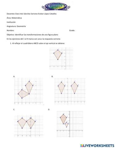 Movimientos en el plano