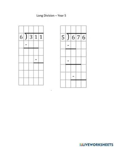 Long Divisiion
