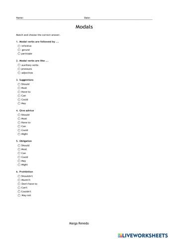 Modals