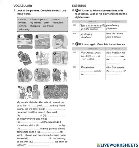 Prepare 5 NUS. Going out