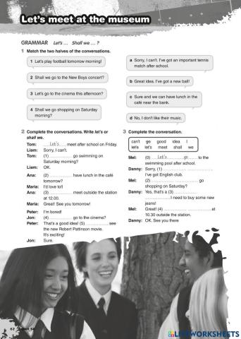 Prepare 5 NUS. Unit 14. Let's... Shall we...?