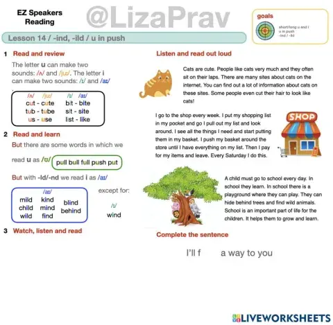 EZ reading lesson 14