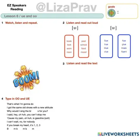EZ reading lesson 6