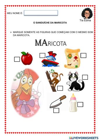 O Sanduiche da Maricota