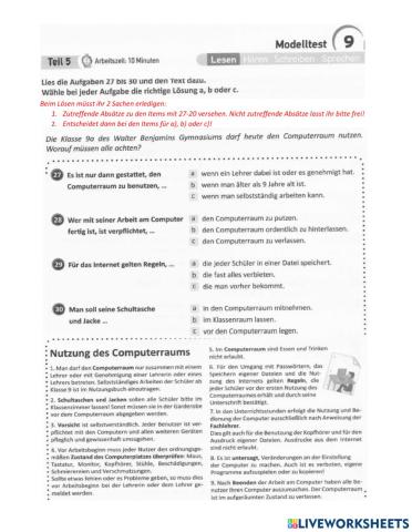 B1 PV Projekt B1 M9T5