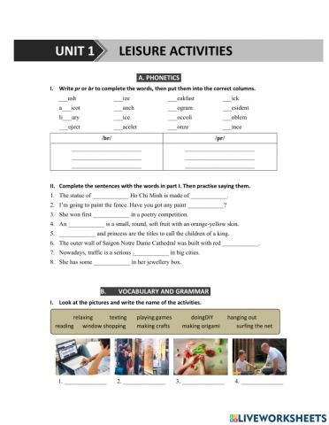 G8 U1 MLH Phonetics & Vocab