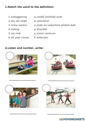 GMF2 - Unit 5 - British Culture - Winter Activities