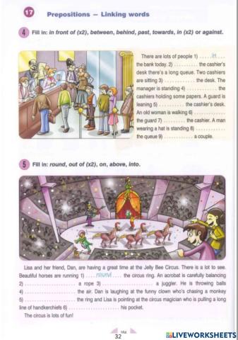 Prepositions of movement