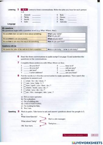 ُEnglish for construction Unit 1 p7