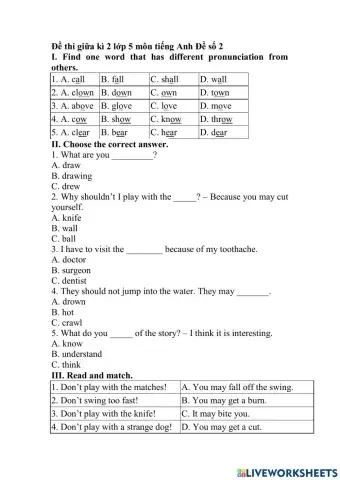 Mid second term grade 5