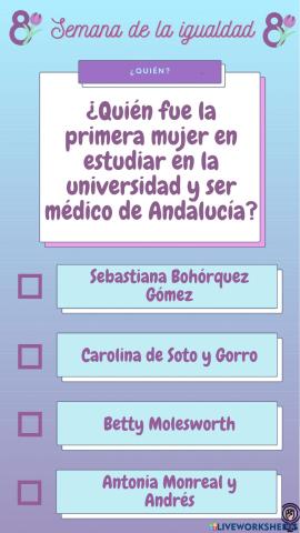 Semana de la igualdad