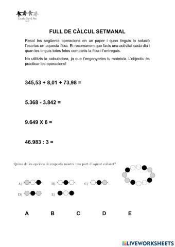 Full de càlcul 18-PI