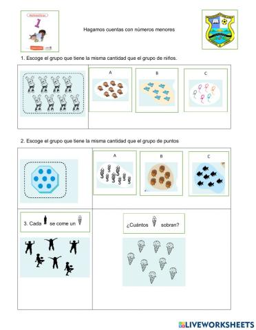 Hagamos cuentas con números