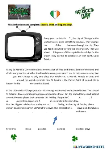 St Patrick's Day Celebrations