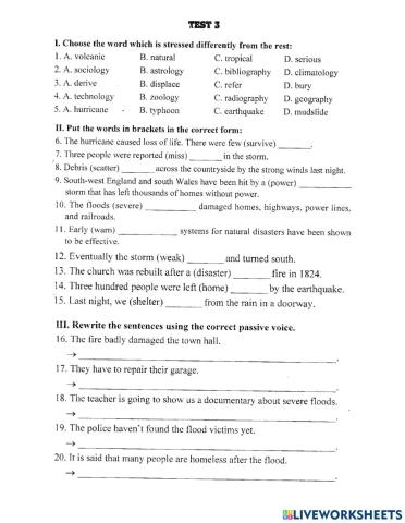 Lop 8- test 3- unit 9