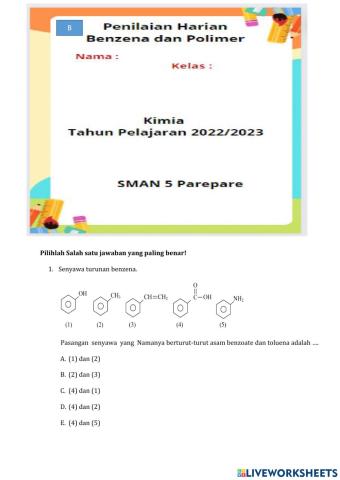 PH Benzena dan Polimer 3