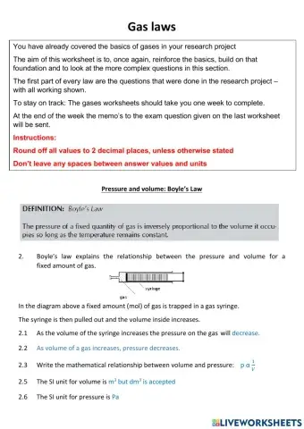 Gas Laws project revision 1