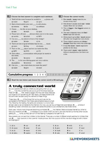 Optimise A2 Unit 5 test