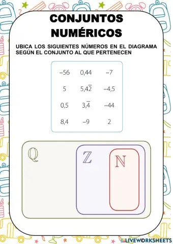 Conjuntos numéricos