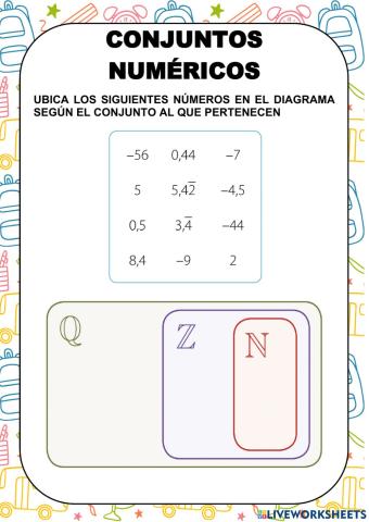 Conjuntos numéricos
