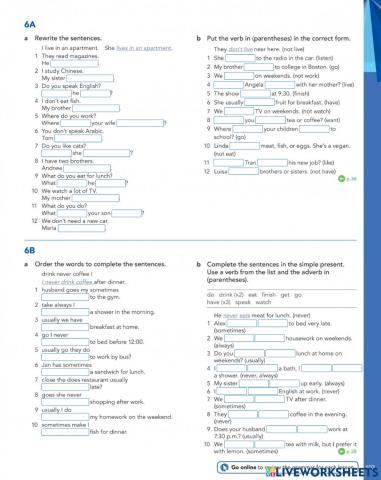 Review Unit 6 (A1-C2)