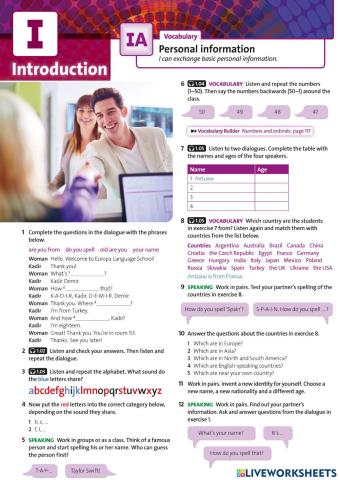 Personal Information