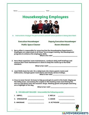 Housekeeping Employees