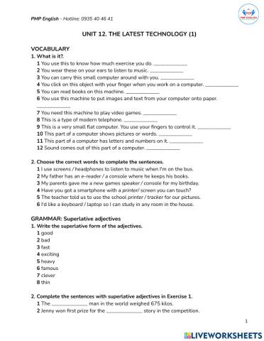 Prepare 2 - Unit 12.1