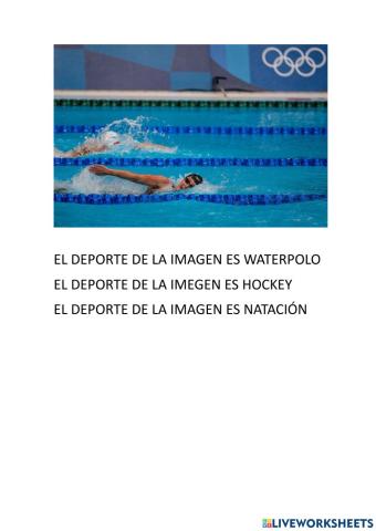 Los deportes olimpicos