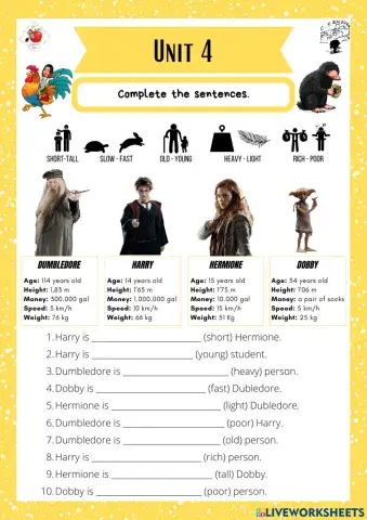 5th grade. Unit 4. Sheet 6. Richmond