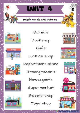 4th grade. Unit 4. Sheet 3. Richmond