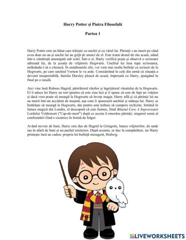 Harry Potter si Piatra FIlosofala