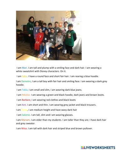 Class 3, LEPL Tbilisi N207 Public School