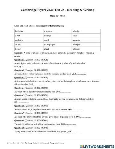 Flyer Reading K12 No 25