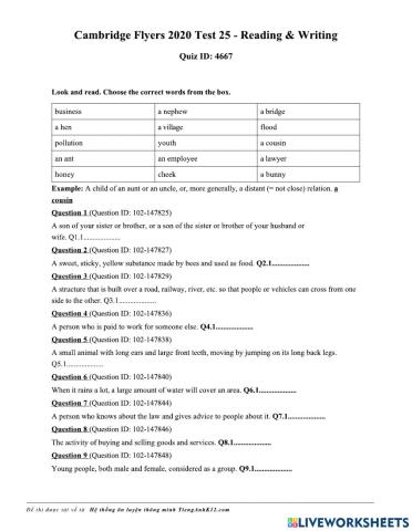 Flyer Reading K12 No 25