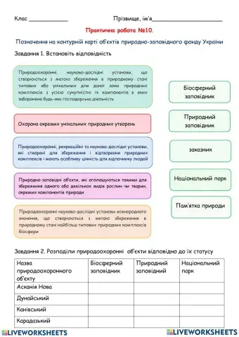 Природоохоронні території України