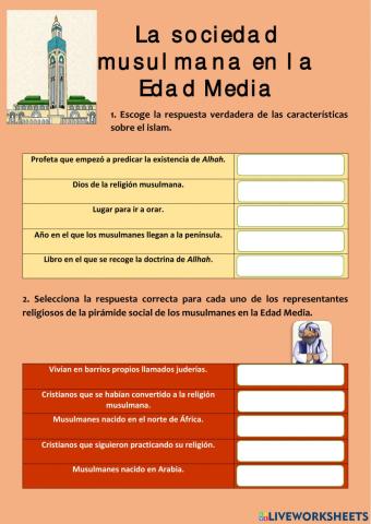 La sociedad musulmana en la Edad Media